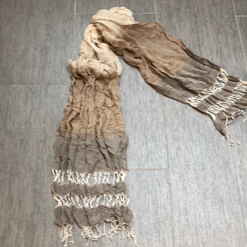 Multicolor extra long scarf